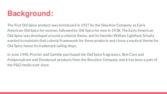 old spice partnerships old spice political environment